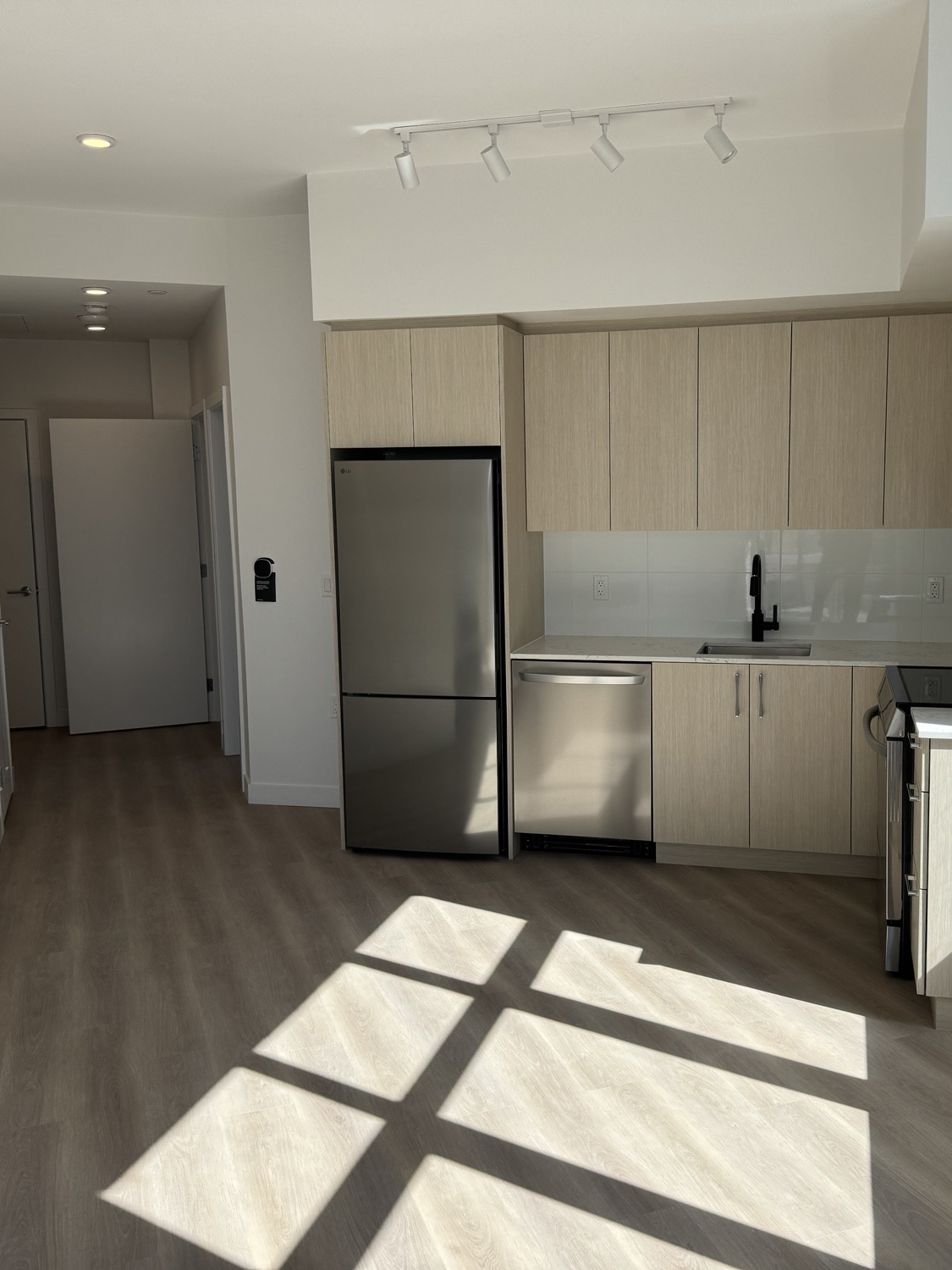 View of kitchen and hallway