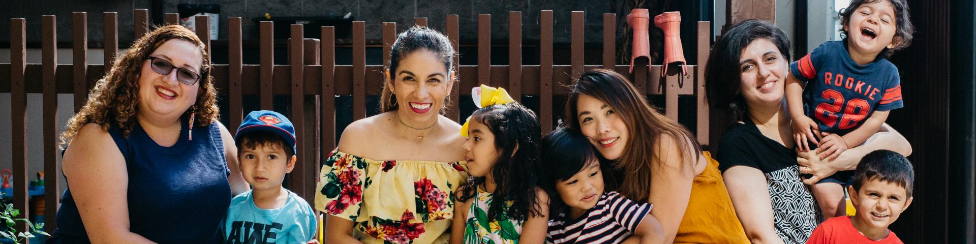 Moms and kids