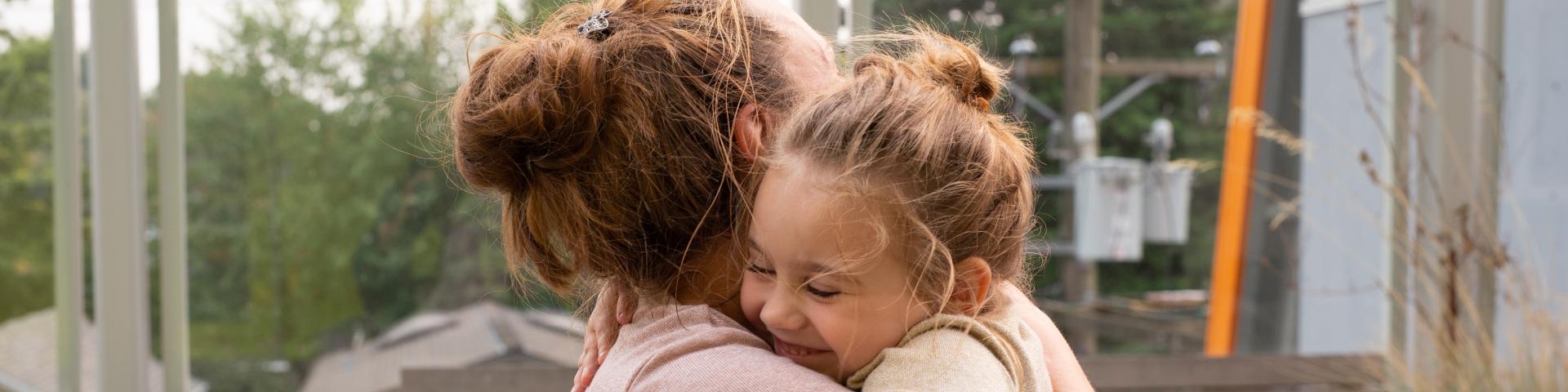 Mom and daughter