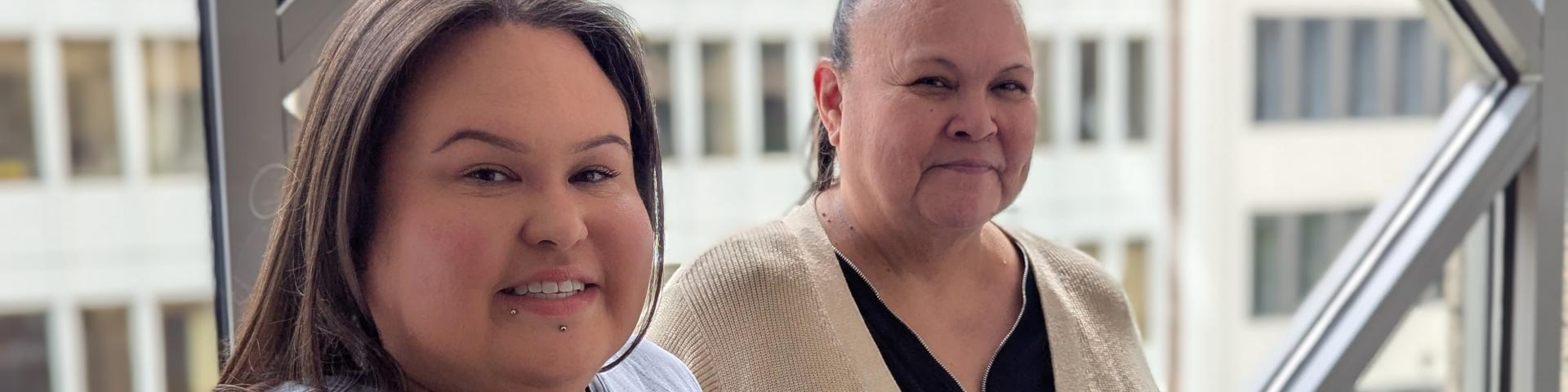 Christina Campbell and Grace Tait