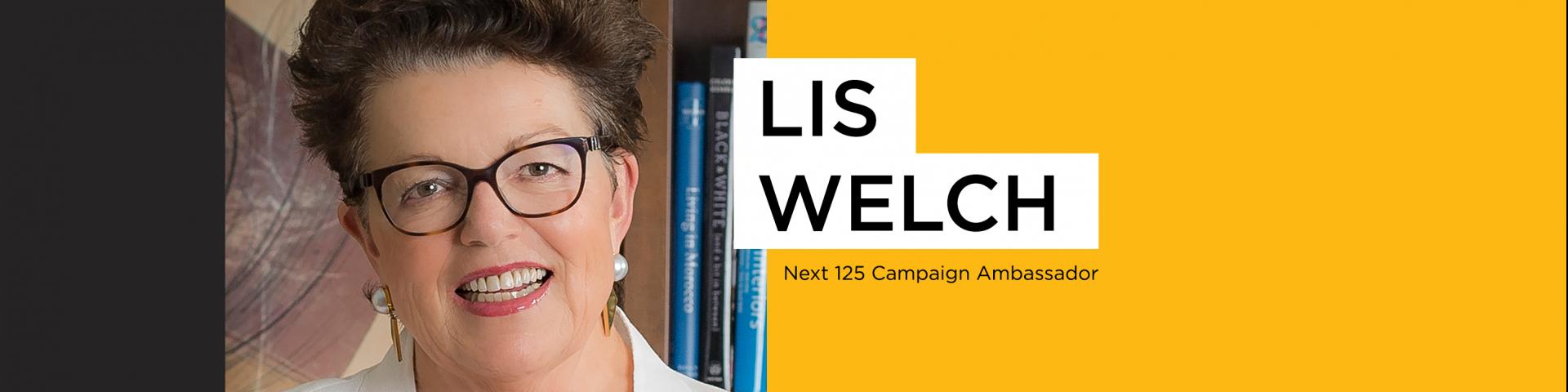 The Next 125 Ambassador, Lis Welch  