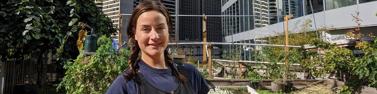 Kim in Rooftop Garden 