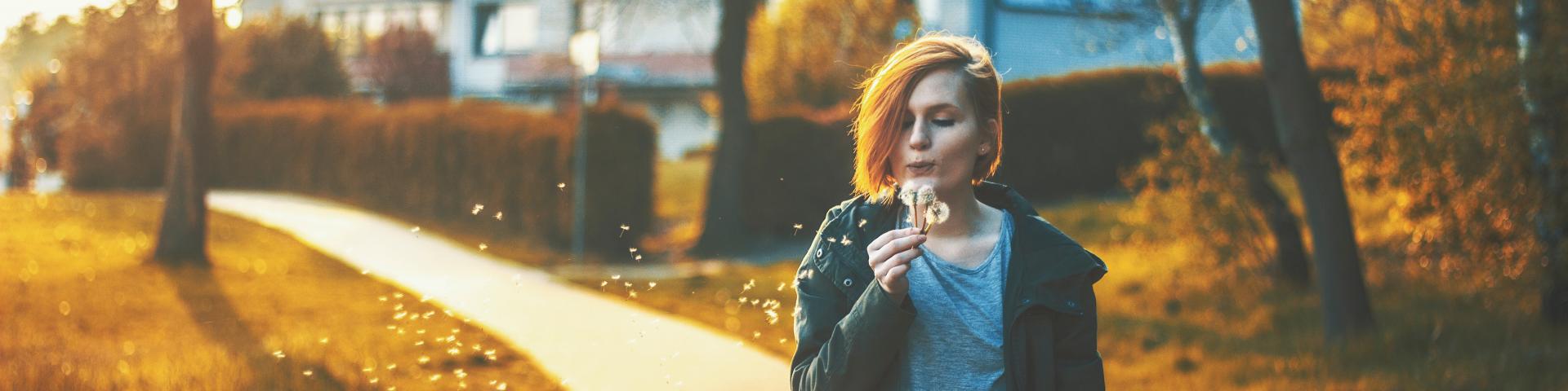 Woman alone
