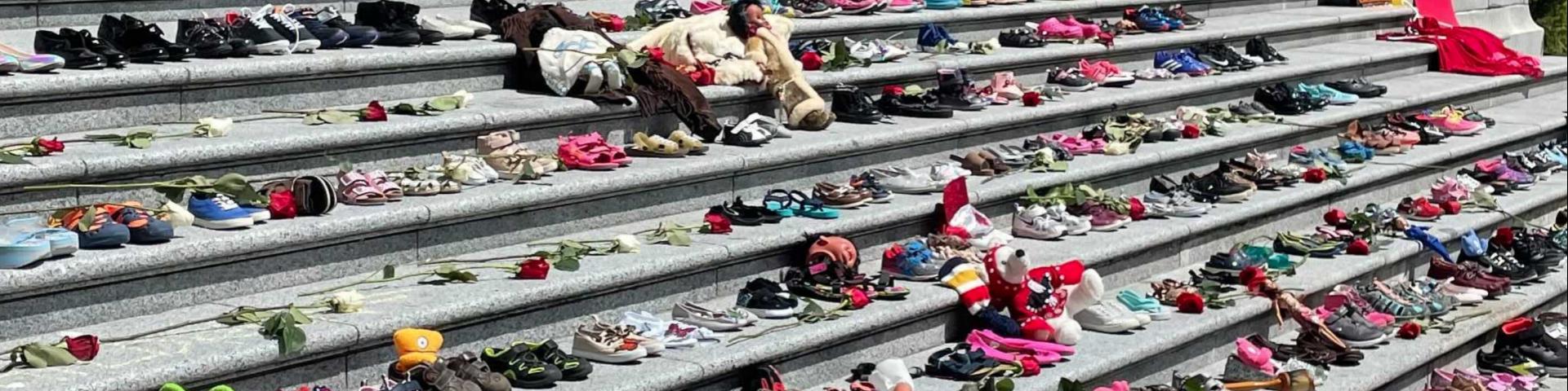 Shoes at the Vancouver Art Gallery