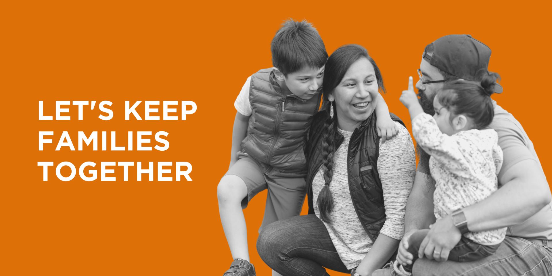 Image of happy Indigenous family