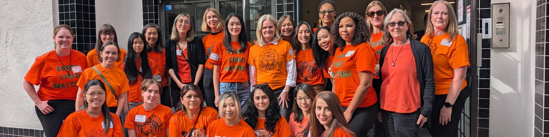 YWCA team members gather before the 2025 Rhythms of Resilience