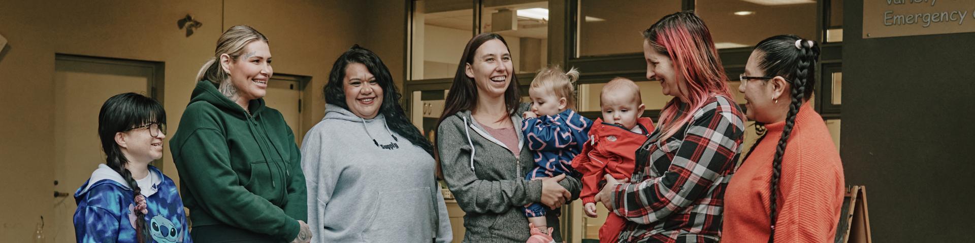 Women happy together