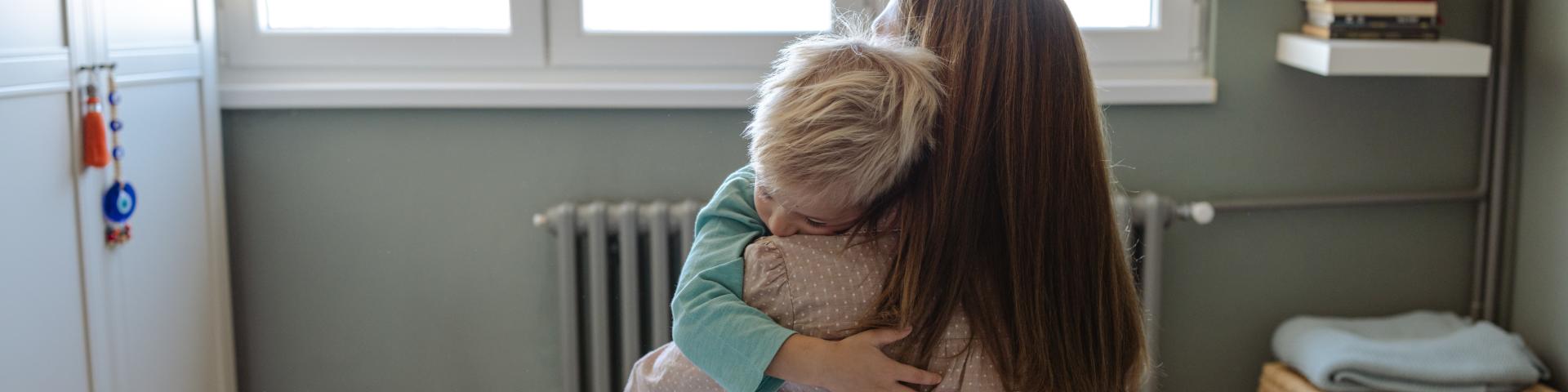 Mother and Child in housing