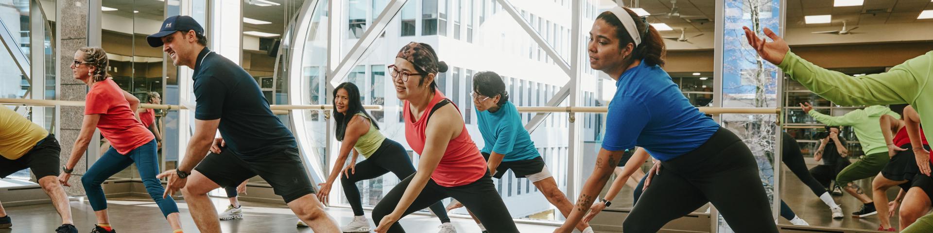 Group fitness class