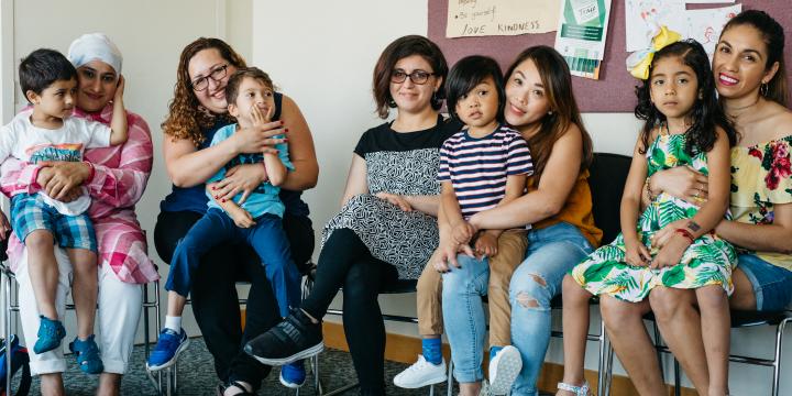 Moms and kids