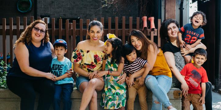 Moms and kids