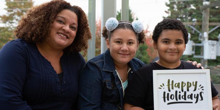 Mom and kids
