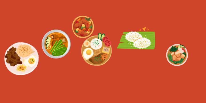 Image of various food dishes 