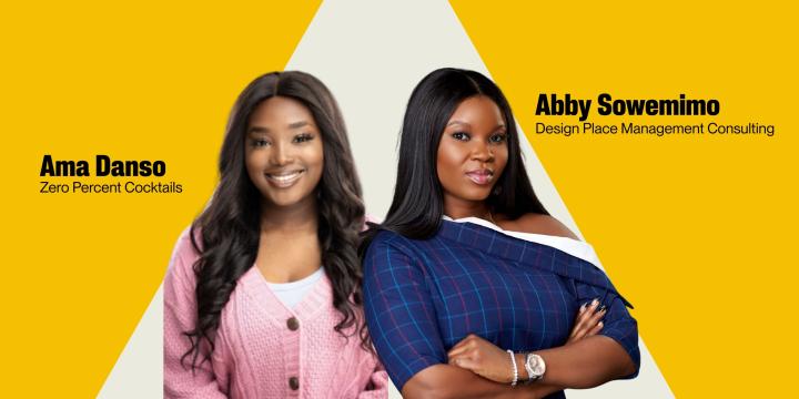 YWCA PowerUp participants Ama Danso and Abby Sowemimo