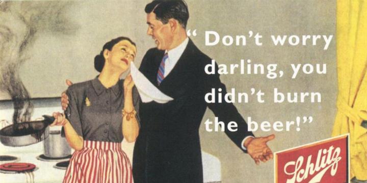 1960's ad - gender stereotype