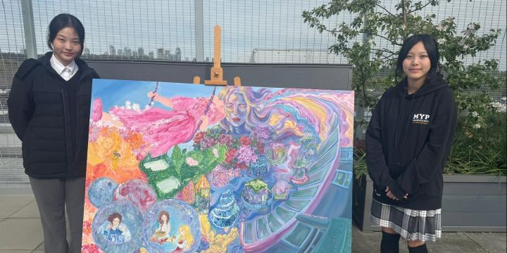 Emily and Amy Mural for YWCA Pacific Spirit Terrace