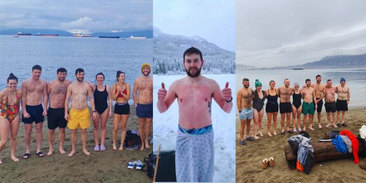 Kevin and his peers fundraise for the YWCA by taking cold plunges during Vancouver winter. 