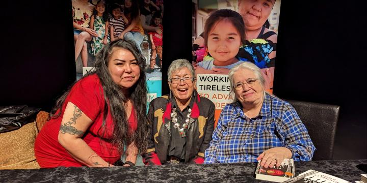 April Beaver, Viola Thomas and Michelle Good