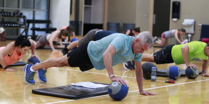 Group fitness class