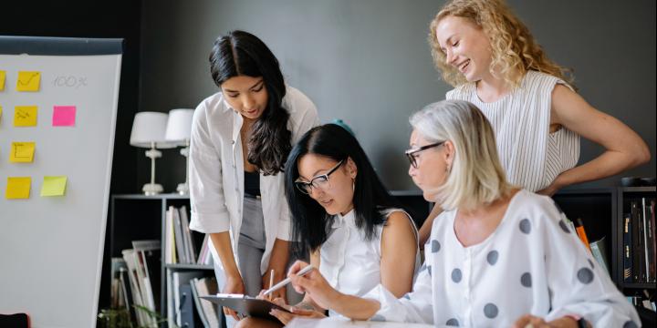 Women learning together