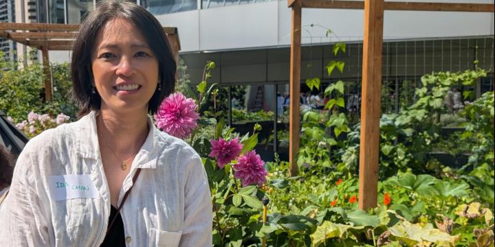 Ida in the Rooftop Garden