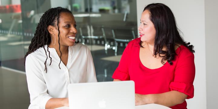 women working computer