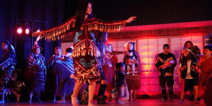 Tsatsu Stalqayu (Coastal Wolf Pack) at the 2025 Rhythms of Resilience (photo by Suzette Amaya).