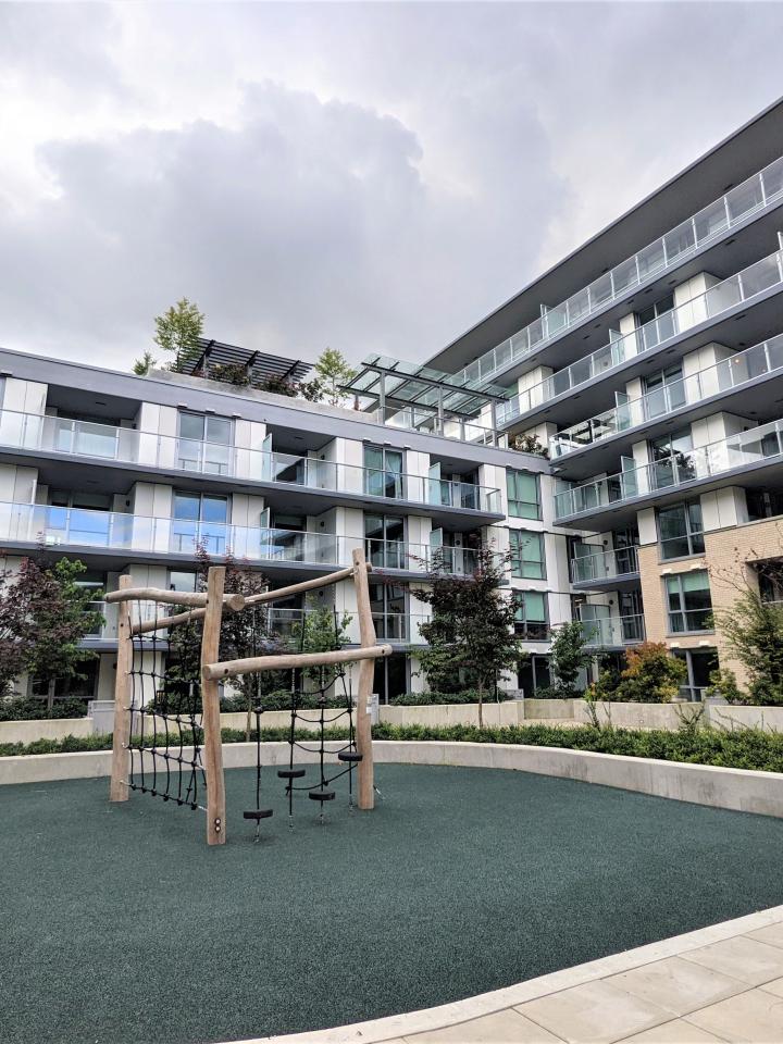 YWCA xʷƛ̓əpicən courtyard and playground