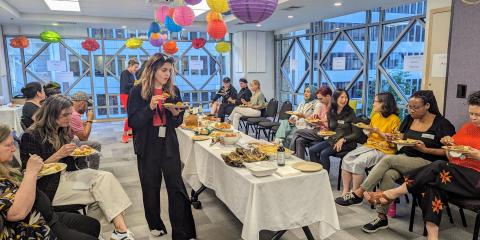 YWCA’s annual Cultural Feast is held at our main office, hosted by the YWCA Racial Equity Committee.