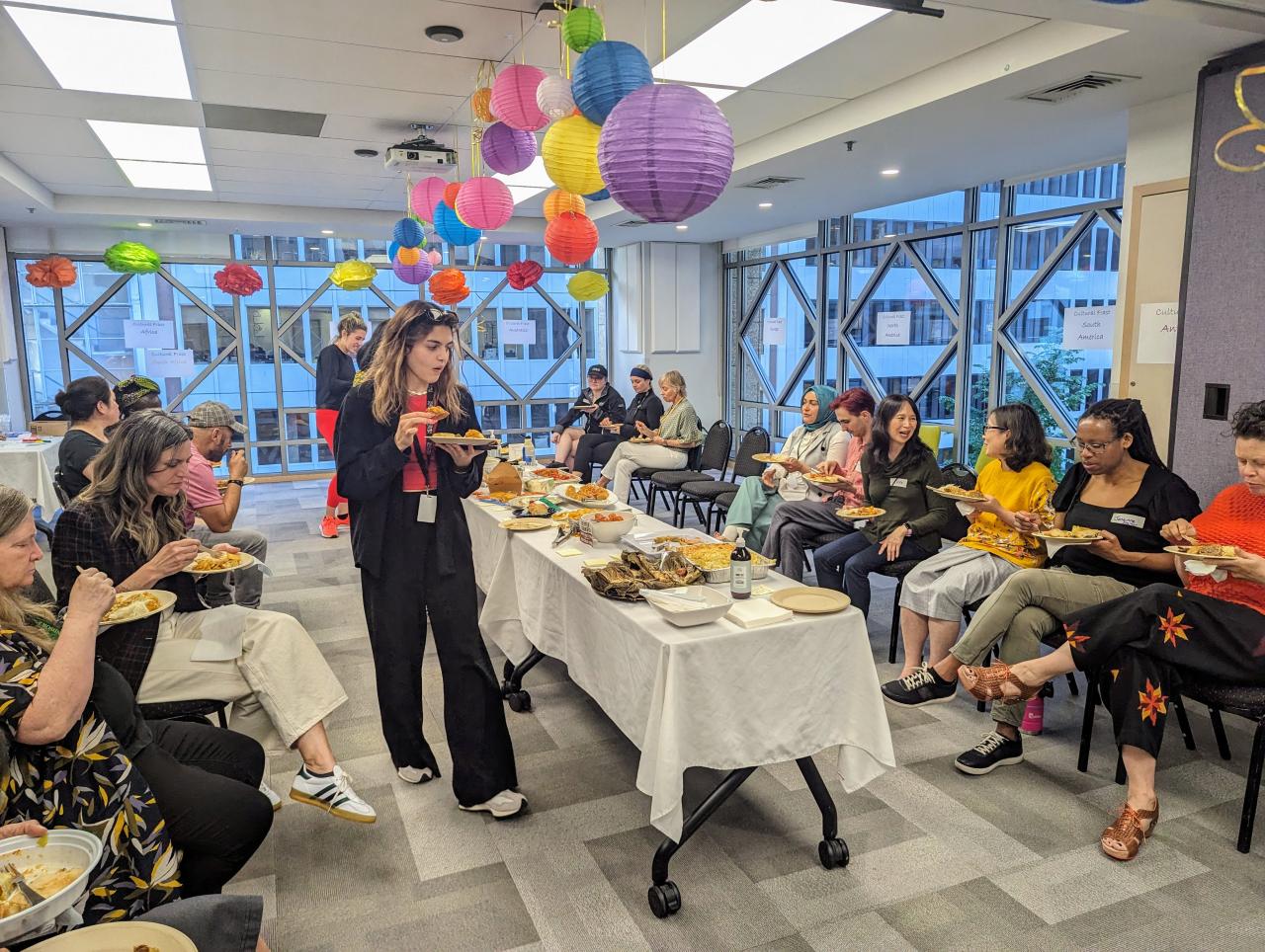 YWCA’s annual Cultural Feast is held at our main office, hosted by the YWCA Racial Equity Committee.