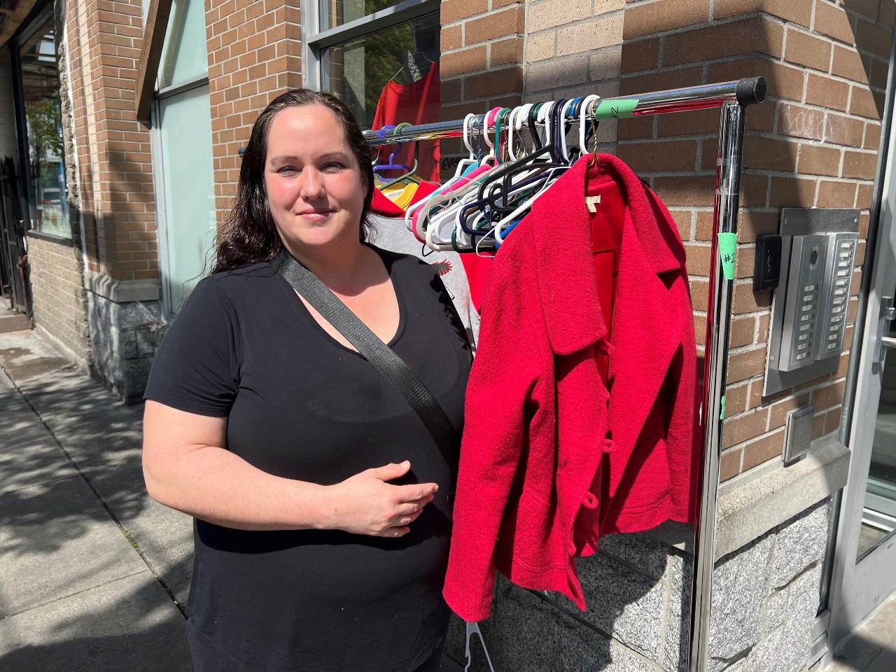 Sarah Volunteering at Crabtree Corner