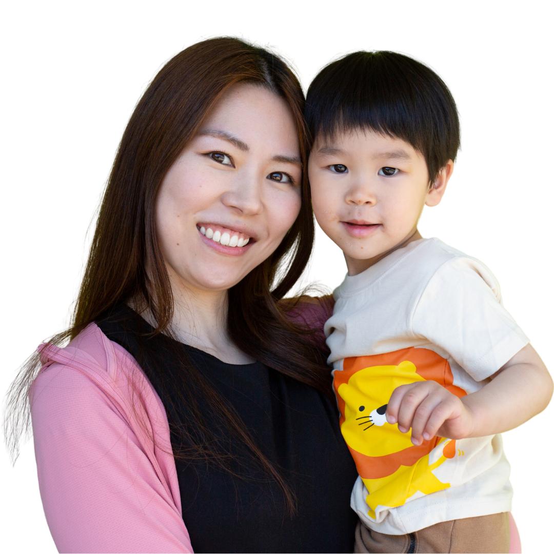 Mom and toddler