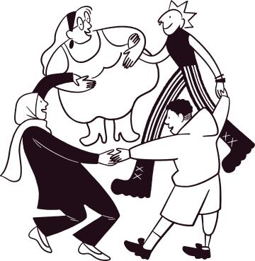 Gender Equity Illustration - Copyright by YWCA BC - All rights reserved. 