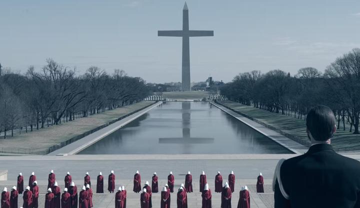 Scene from The Handmaid's Tale. Source: Hulu