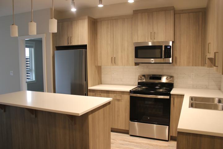 Inside a unit at YWCA Peggy Mackenzie Terrace.