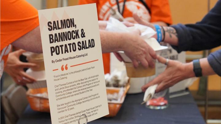 Food at YWCA BC Rhythms of Resilience