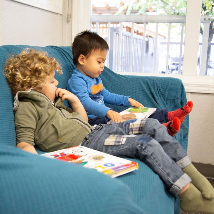 Children at YWCA Child Care Centre